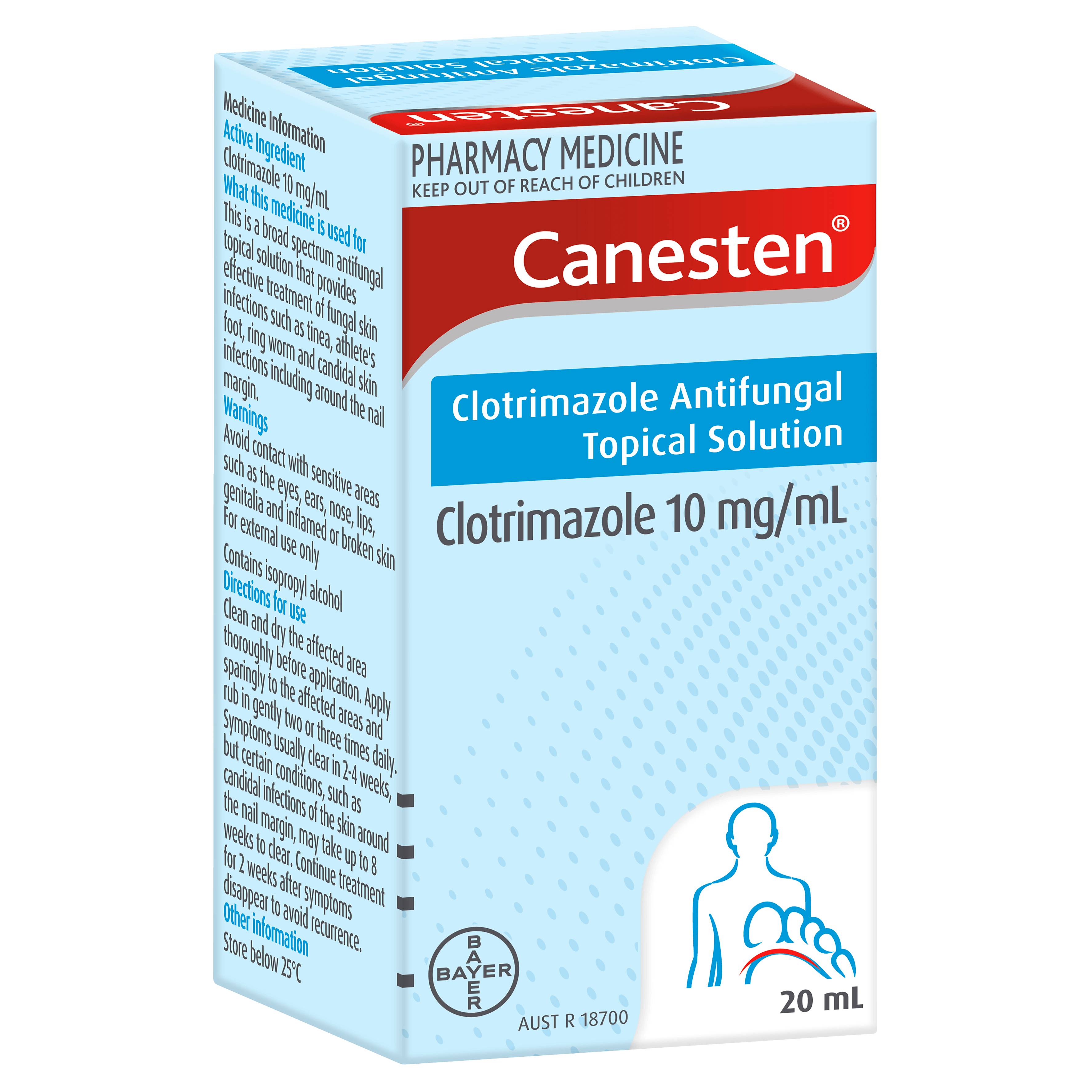 Canesten Clotrimazole Antifungal Topical Solution Canesten